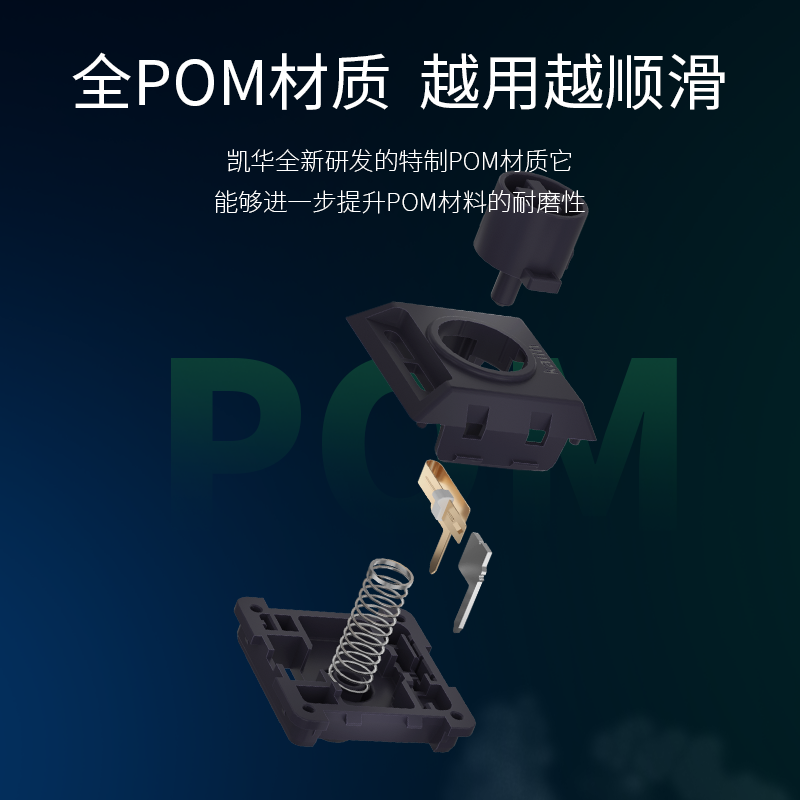 Lofree洛斐POM矮轴轴体客制化小顺机械键盘热插拔凯华定制 - 图1