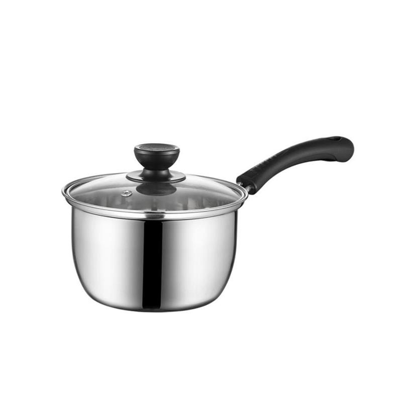 18/20CM Stainless Steel Pot Soup Milk Saucepan Cooking Pan-图3