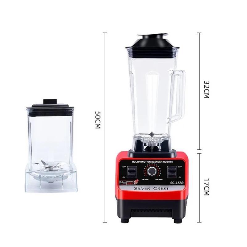 4500W English Blender Mixer Juicer Fruit Food Processor 2L - 图3