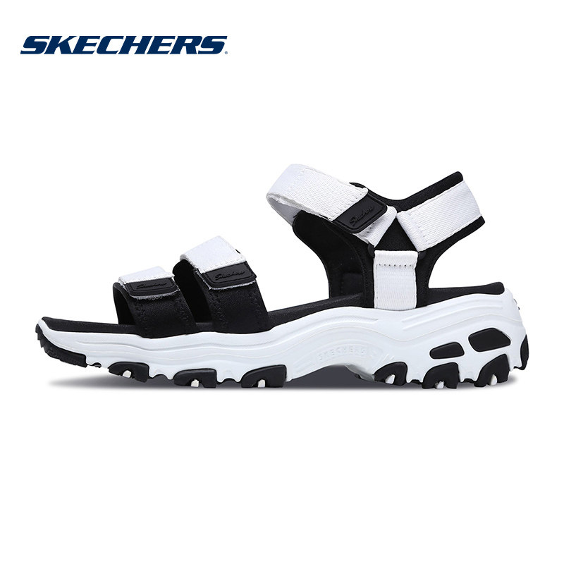 skechers凉鞋女官方2020防滑沙滩鞋 skechers奥康时装凉鞋