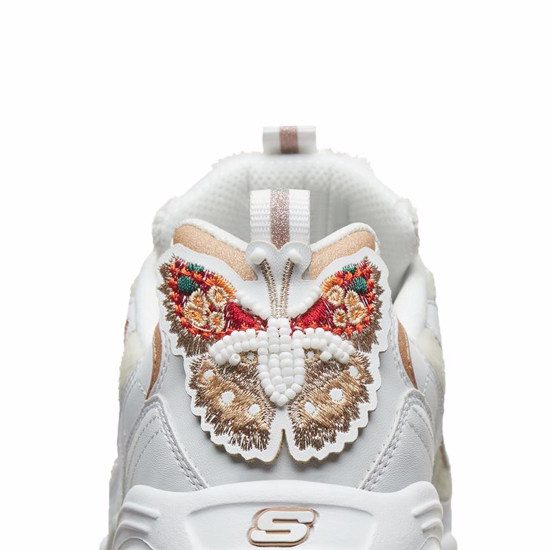 skechers官方旗舰蝴蝶刺绣老爹女鞋 skechers奥康时尚休闲鞋