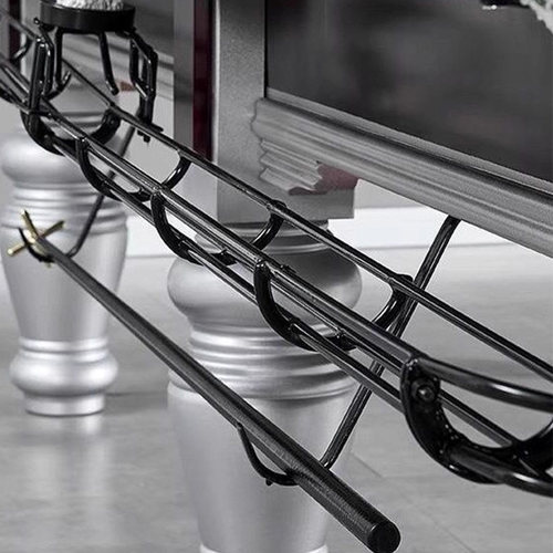 台球桌架杆挂钩架球杆钩子球杆托三角架挂钩集球器配件球杆放杆器 - 图0