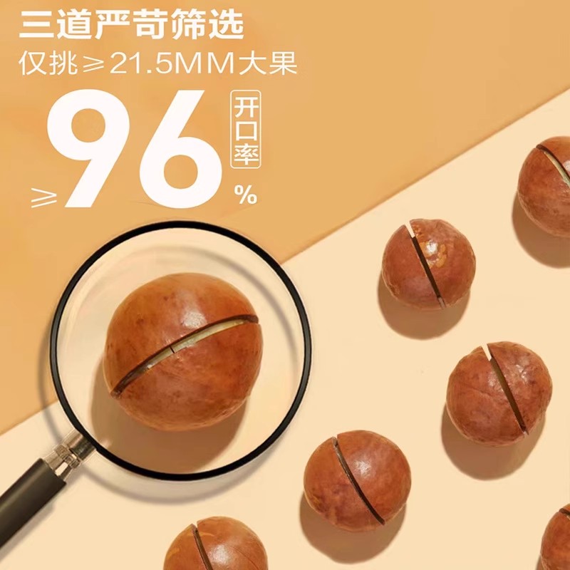 夏威夷果坚果干批发旗舰店整箱10斤奶油原味大颗粒袋装开壳器零食