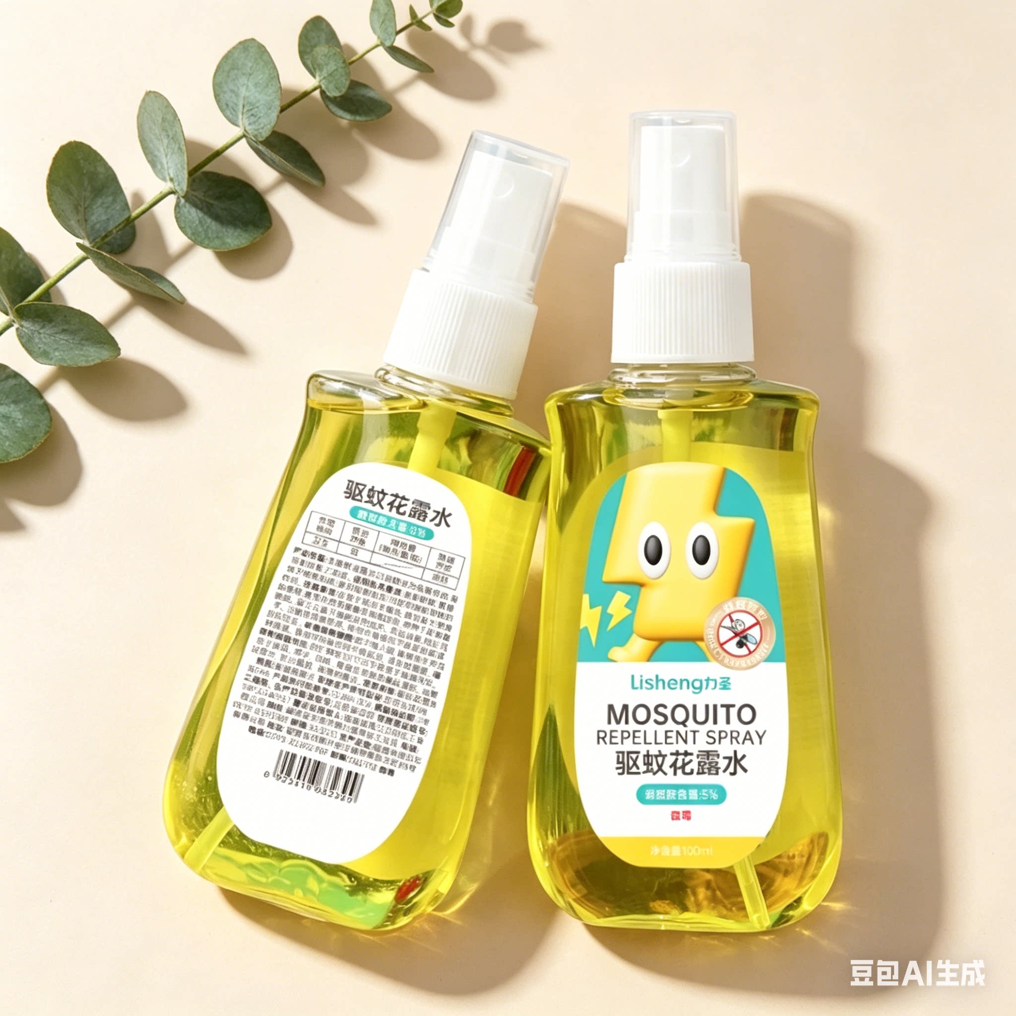 力圣驱蚊花露水灭蚊水户外防蚊喷雾l除蚊虫大人蚊叮咬防蚊