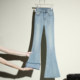 ItCHOCOOLATE jeans bootcut ໃກ້ຊິດສໍາລັບແມ່ຍິງ