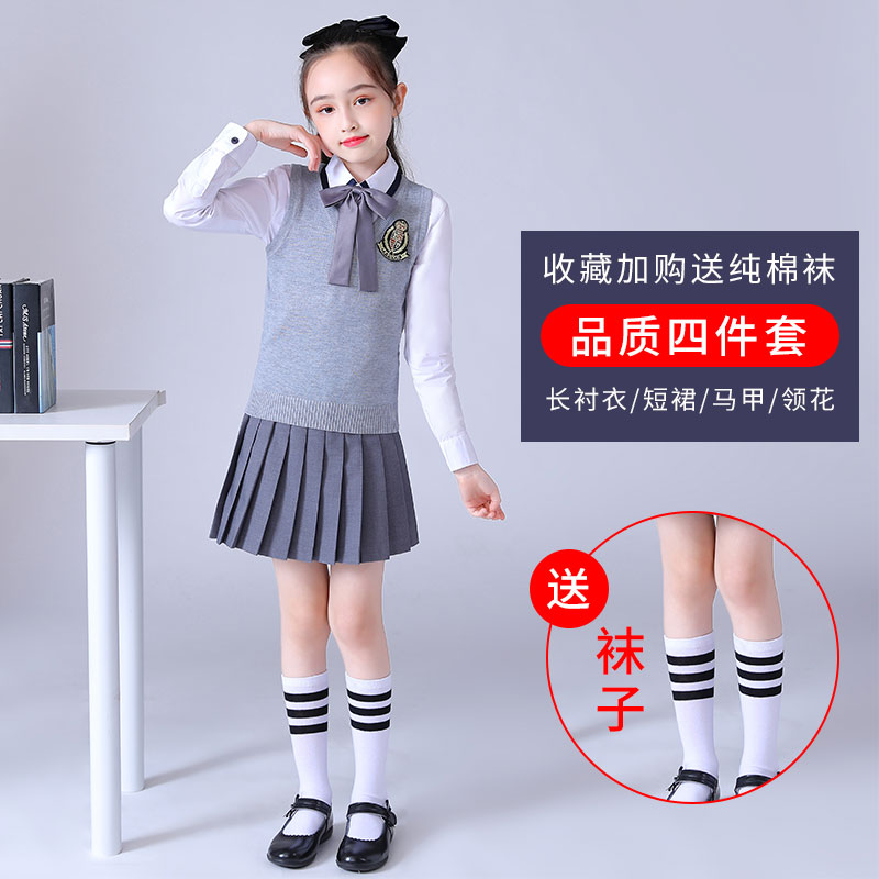 中小学生大合唱演出服装儿童诗歌朗诵服校服幼儿园服歌咏比赛班服