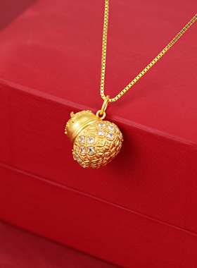 新中式925纯银如意葫芦女款项坠