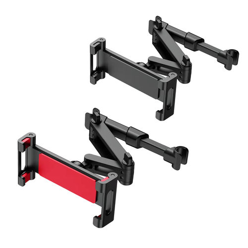 汽车载后座手机伸缩平板支架后排ipad折叠电脑支撑架卡扣式固定 - 图3