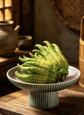 陶瓷高脚窑变大果盘鎏金复古茶点心干果盘零食小碟子家用茶桌摆件