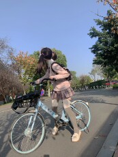 ДК/ДК/школьной формы, потому что 【玫瑰拿铁】dokira原创正品 jk制服格裙