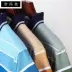 Nimao 2019 hè kinh doanh bình thường nam ngắn tay áo thun cotton sọc áo polo xanh từ bi - Polo áo polo Polo