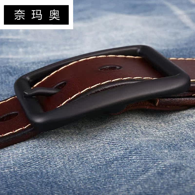 奈玛奥2018新款春季休闲牛皮裤带 奈玛奥腰带/皮带/腰链
