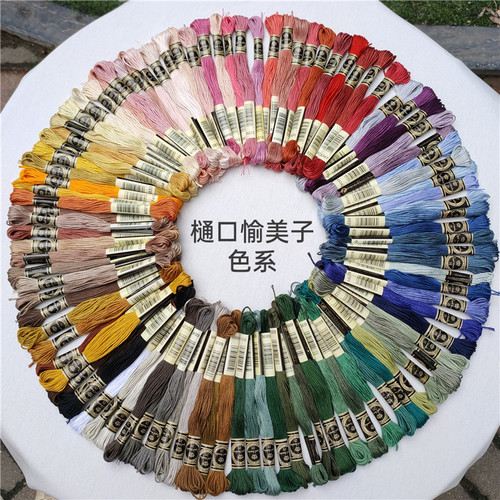 法国R牌绣线十字绣常用色青木和子蓬莱歌子樋口愉美子花草绣刺绣 - 图1