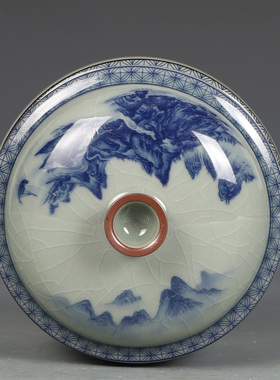 唐馨陶瓷老陶泥青花景德镇