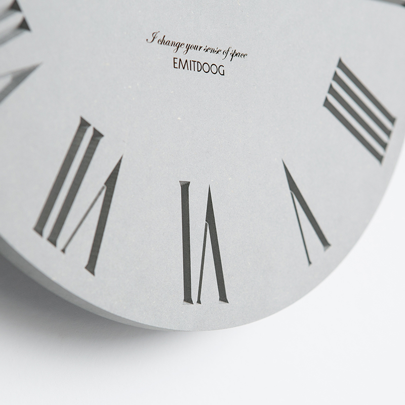 EMITDOOG现代简约北欧钟表 挂钟客厅创意时钟家用超静音卧室挂表 - 图1