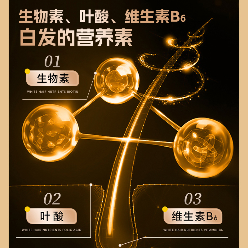 防脱效果好】生物素防脱发复合h维生素b族b6正品官方旗舰店叶酸R