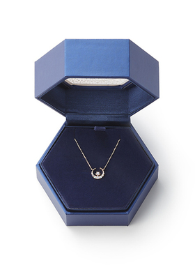 日本4度月亮星星项链ins冷淡风