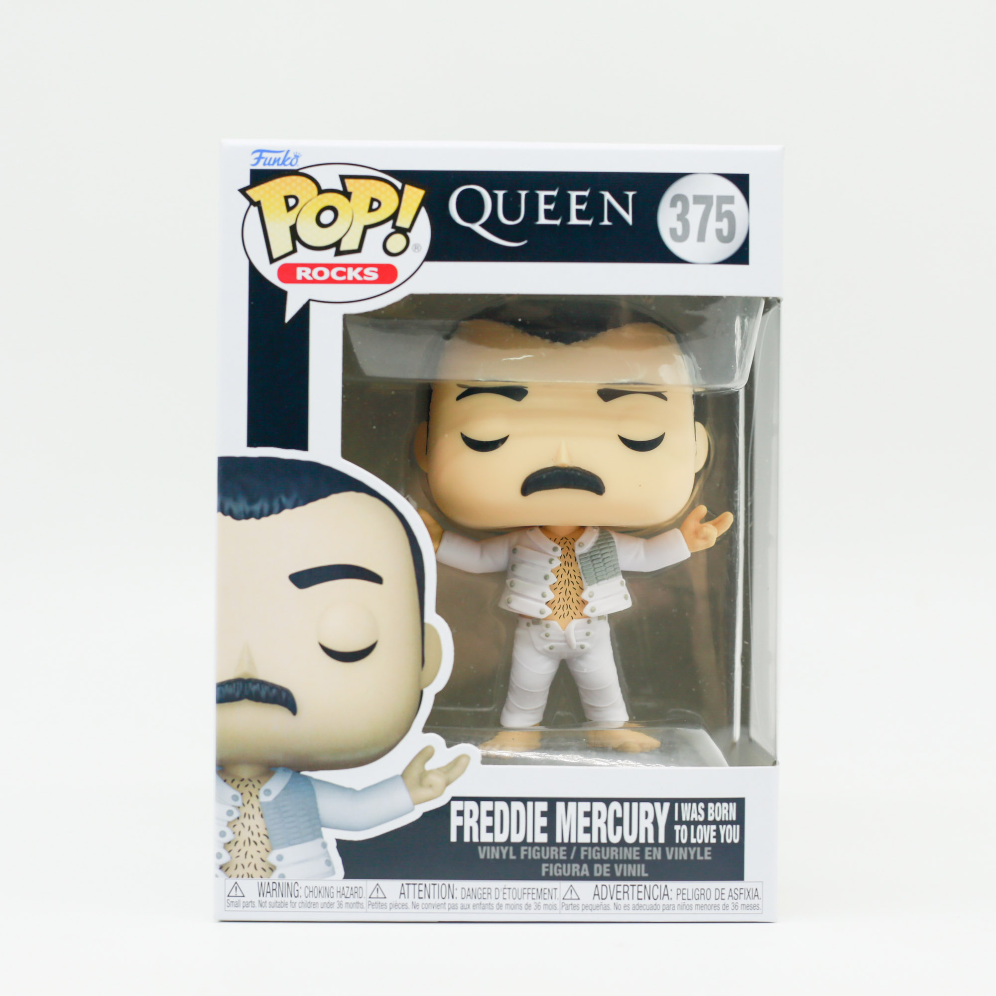 FUNKO POP Rocks：Queen 摇滚皇后乐队F.弗雷迪.摩克瑞摆件手办 - 图3
