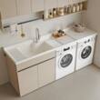 Honeycomb Aluminum Double Washing Machine Cabinet Companion Washing and Drying Cover Customization