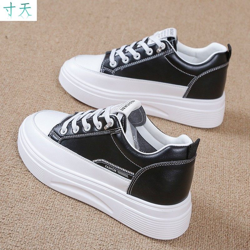 百搭内增高小白鞋女2025新款春夏爆款休闲板鞋女松糕厚底百搭运动,淘宝优惠券,粉丝福利购,淘宝优惠卷