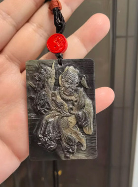 黑驴蹄子文玩吊坠挂件钟馗益祥轩