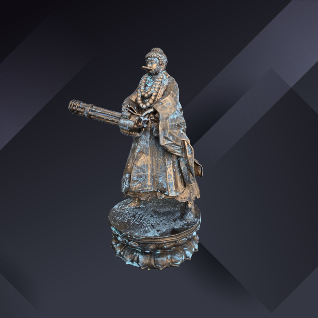 唐代《我佛慈悲》青铜时代潮玩-送礼桌面摆件周边,淘宝优惠券,粉丝福利购,淘宝优惠卷