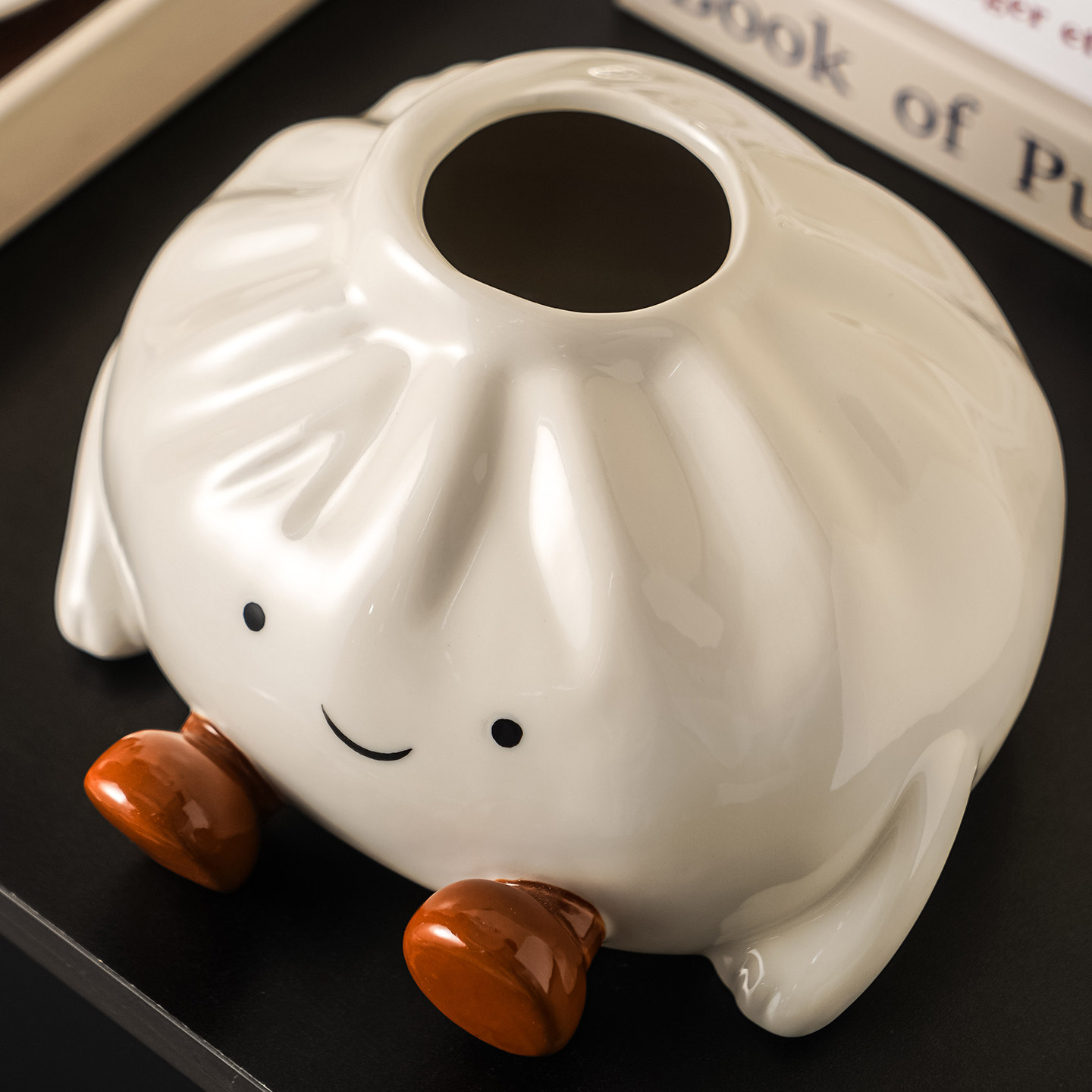 新款可爱包子纸巾盒家用客厅陶瓷创意抽纸盒桌面茶几装饰摆件收纳,淘宝优惠券,粉丝福利购,淘宝优惠卷