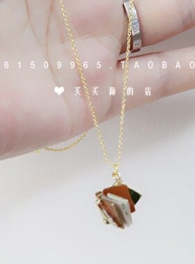 泰国小众设计合金童趣风吊坠项链