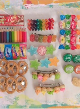 泰国设计师手工彩色铅笔发夹