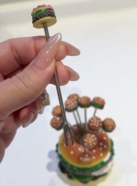 【居家好物】汉堡水果叉