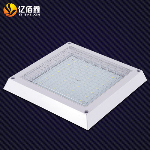 方形明装LED厨卫灯厨房卫生间浴室吸顶灯灯具阳台走廊灯防雾水 - 图2