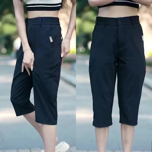 夏天七分裤子男士夏季冰丝超薄款八分休闲裤商务78分宽松运动短裤 - 图3