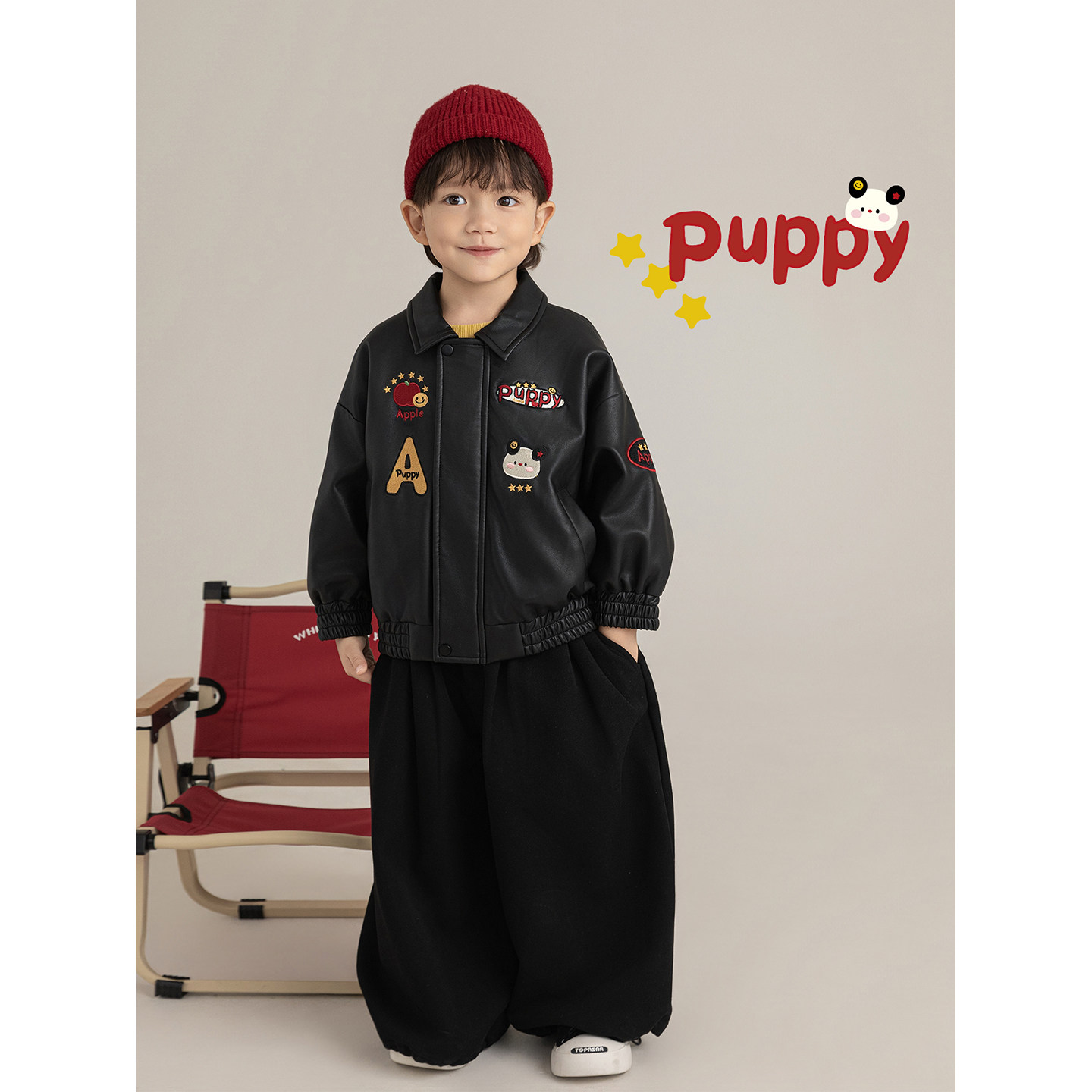 幼悠男童2025秋季新款卡通防风保暖皮衣外套耐穿抗造防水儿童上衣,淘宝优惠券,粉丝福利购,淘宝优惠卷