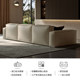 Guangchao Italian top layer cowhide down small apartment sofa