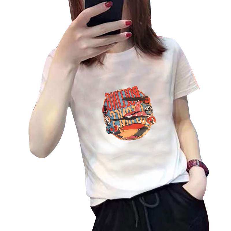 韩国2022新款潮ins超火短袖女t恤 haadidT恤