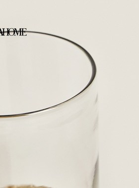 新款Hohme 欧式简约玻璃和黄麻灯笼家居桌面装饰摆件 46331436