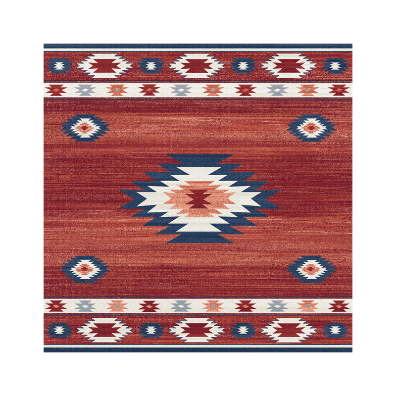 Square rug moroccan ethnic bedroom study
