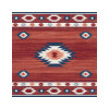Square rug moroccan ethnic bedroom study