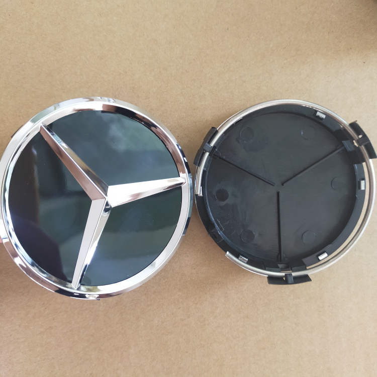 适用奔驰轮毂盖标E300 S350 S400 GLC300 GLE GLK300轮胎标改装 - 图3