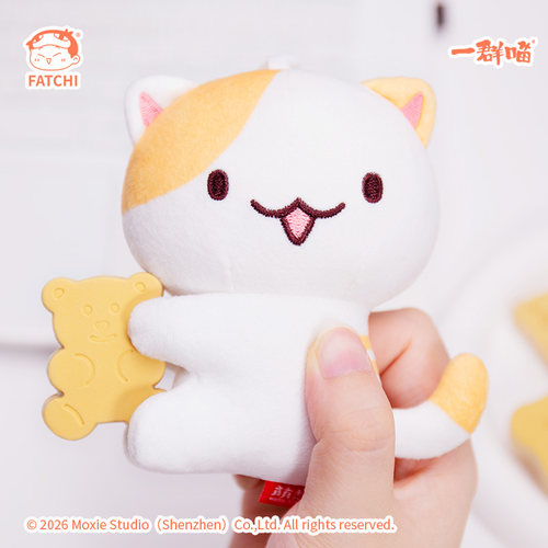 萌想诚品【抱抱夹挂件】如果历史是一群喵10cm努努瓜子拉面水饺 - 图1