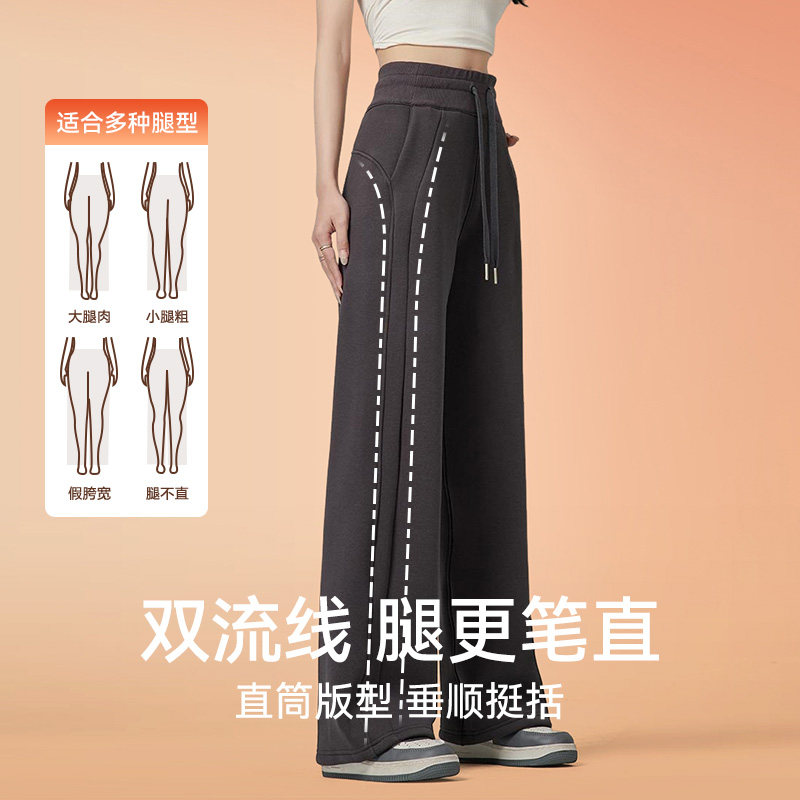 neverme加绒直筒休闲裤/微喇卫裤/双面绒修身外套女款,淘宝优惠券,粉丝福利购,淘宝优惠卷