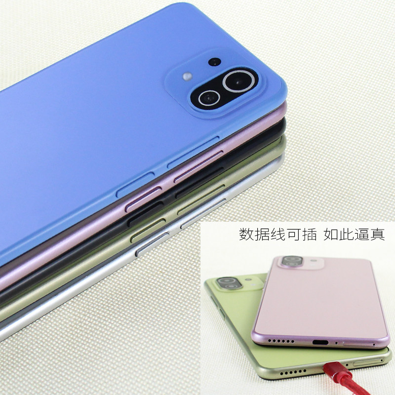 倍絮手机模型适用于小米11青春版模型玩具黑屏亮屏震动板机玻璃仿