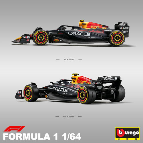 比美高F1方程式1:64赛车模型红牛RB21合金车模法拉利SF25奔驰W16 - 图2