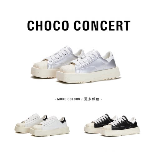 范丞丞同款CHOCO CONCER设计鞋履丨圆方不对称球鞋贝壳头板鞋男女 - 图3