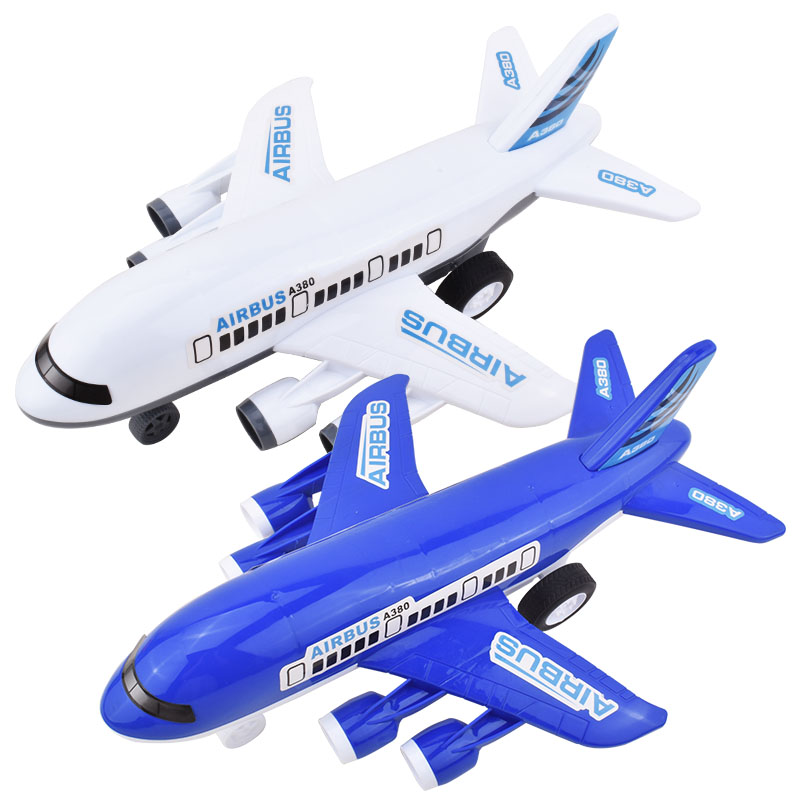儿童玩具大号惯性飞机客机耐摔仿真A380男女孩宝宝玩具礼物模型车 - 图3
