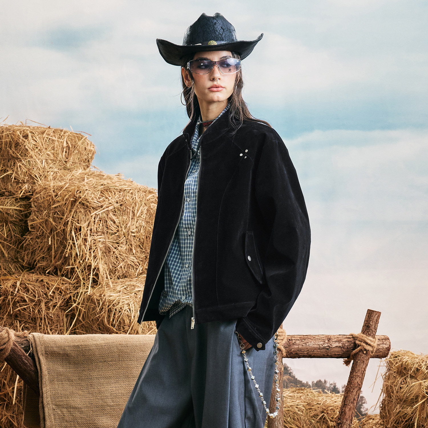 WAITINGWAVE复古麂皮绒夹克男哈灵顿潮牌休闲立领工装外套女,淘宝优惠券,粉丝福利购,淘宝优惠卷