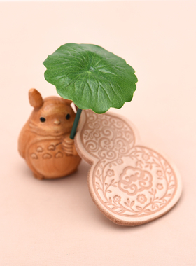 真皮葫芦形皮片冰箱贴钥匙扣挂件