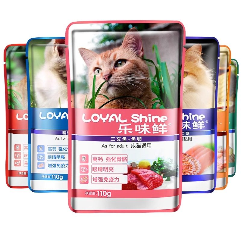 乐味鲜猫零食湿粮包袋装猫罐头成幼猫妙鲜乐享包鱼味110g*12袋,淘宝优惠券,粉丝福利购,淘宝优惠卷