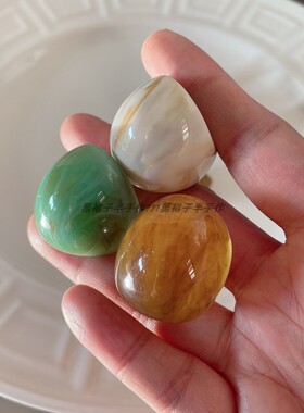 小夸张！拱形设计感树脂戒指不可调节显手细小众个性高级感食指戒