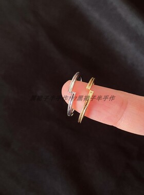 脚戒尾戒关节戒~小尺码铜微镶锆石开口可调节戒环戒指